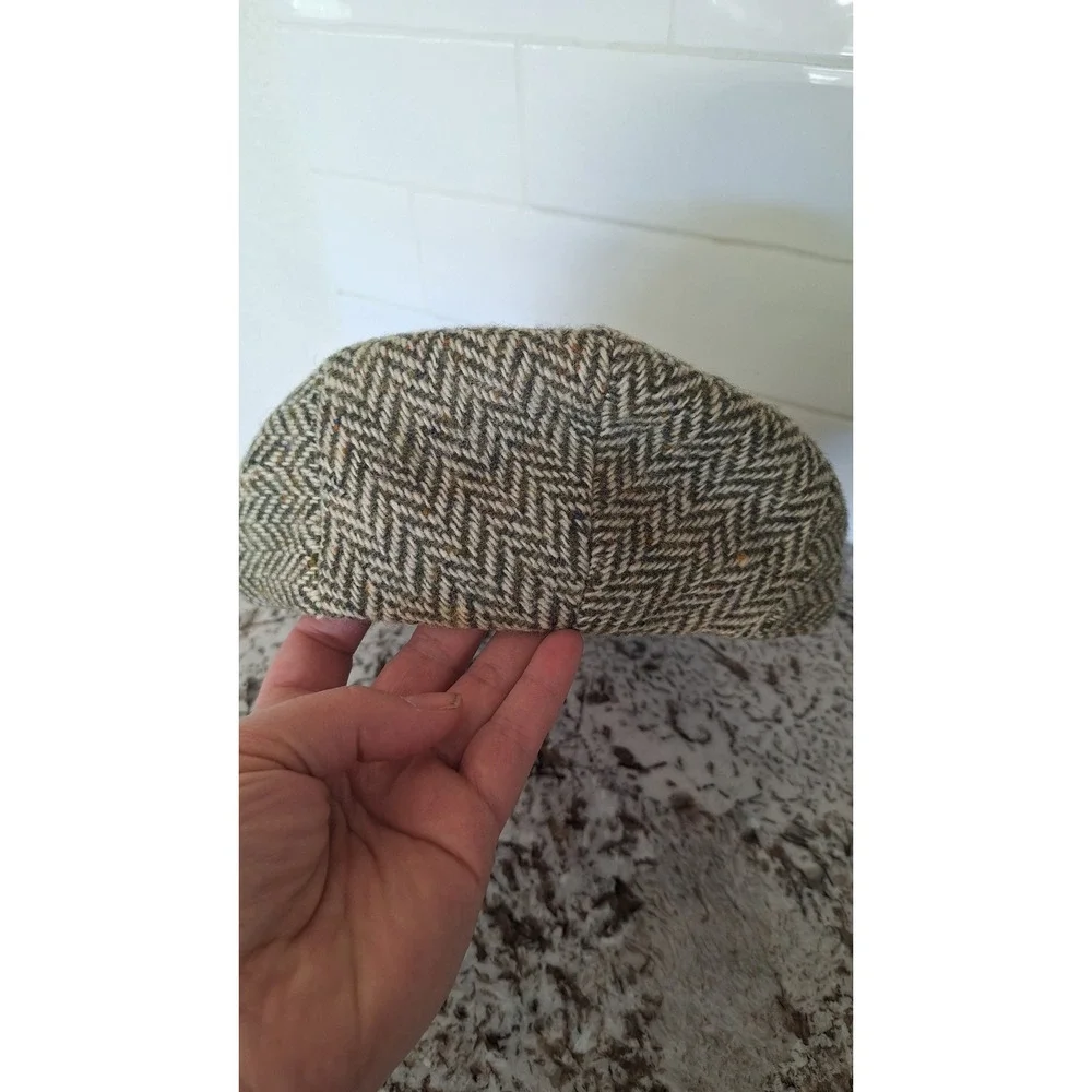 Hats‎ Ireland Donegal Tweed Pure Wool Newsboy Cabbie Flat Cap Hat 50